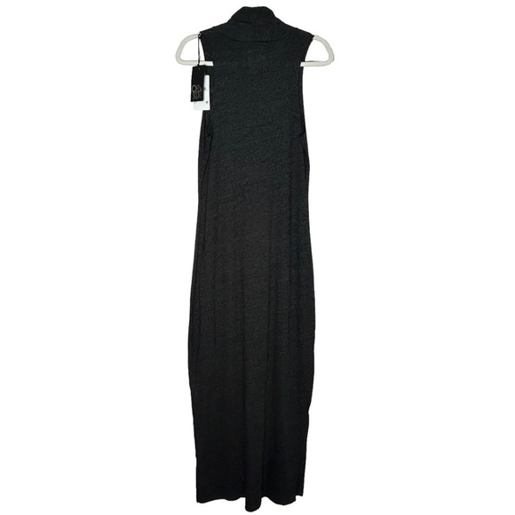 NWT Chaser Turtle Neck Tank Maxi Dress With Side Slits - Picture 5 of 15